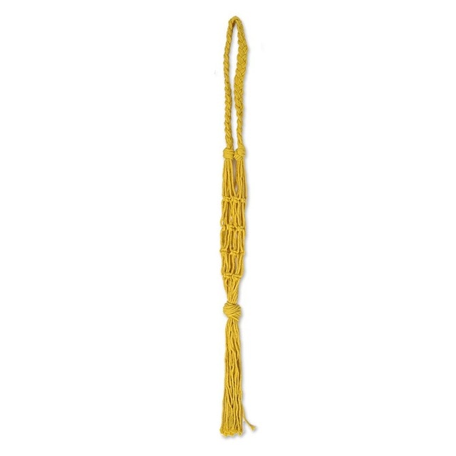 Knotted Macrame Wine Holder