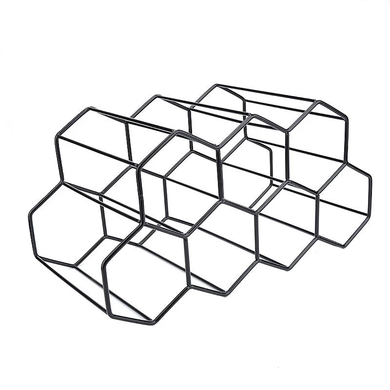 Geometric Wine Rack