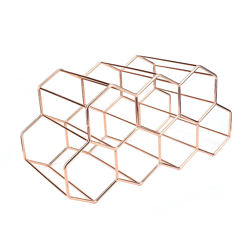 Geometric Wine Rack