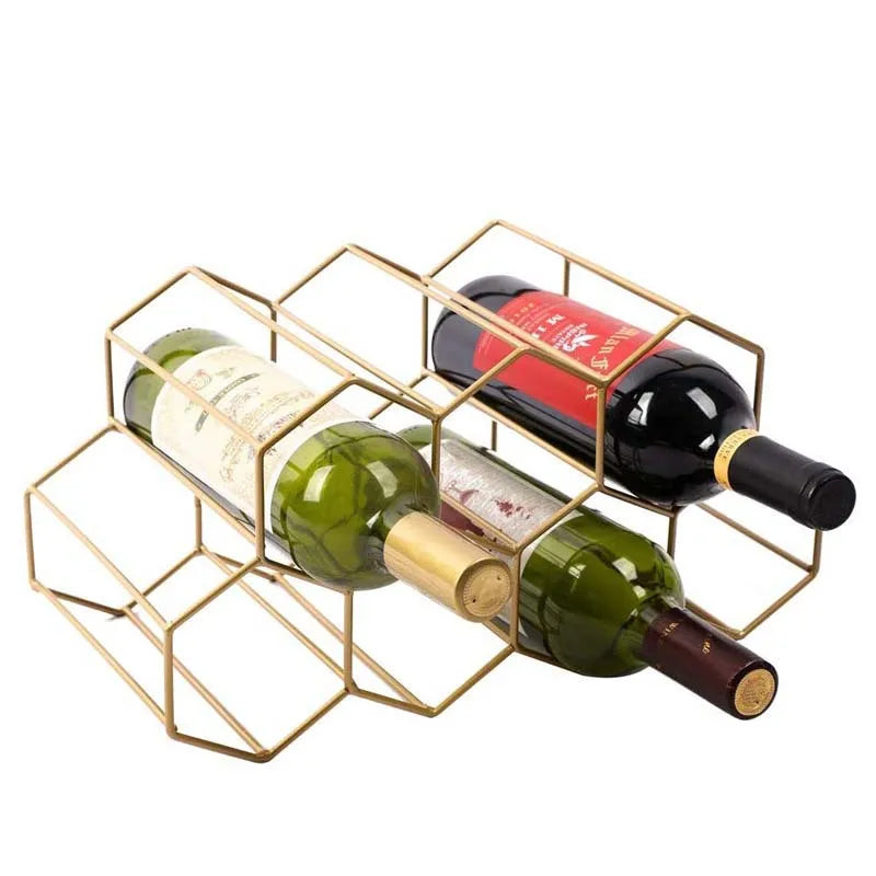 Geometric Wine Rack