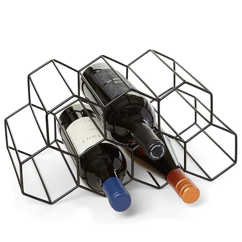 Geometric Wine Rack