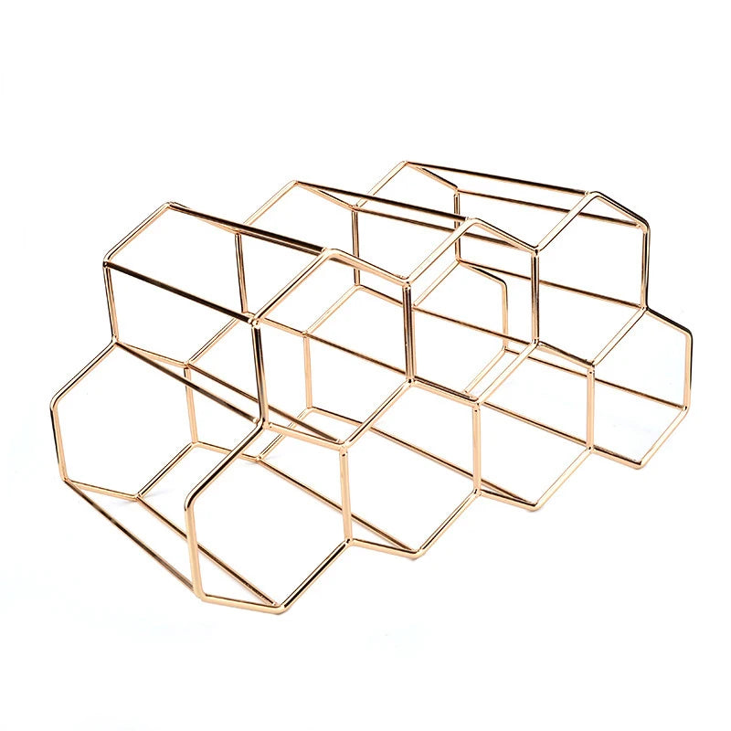 Geometric Wine Rack