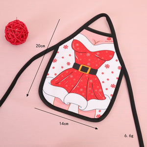Holiday Wine Bottle Apron