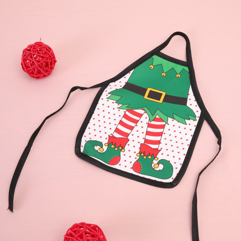 Holiday Wine Bottle Apron