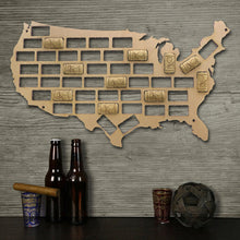 Load image into Gallery viewer, USA Wine Cork Map
