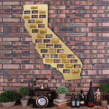 Load image into Gallery viewer, California Wine Cork Map
