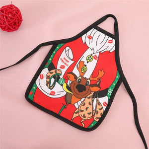 Holiday Wine Bottle Apron