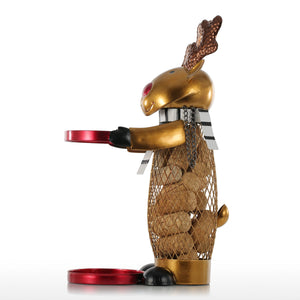 Reindeer Wine and Cork Caddy