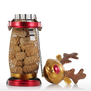 Reindeer Wine and Cork Caddy