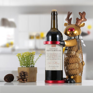 Reindeer Wine and Cork Caddy