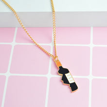 Load image into Gallery viewer, Wine Heart Pendant Best Friends Necklace
