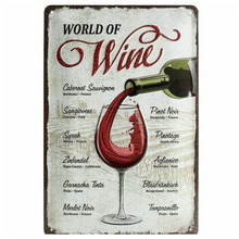 Load image into Gallery viewer, All of the Wine Metal Sign
