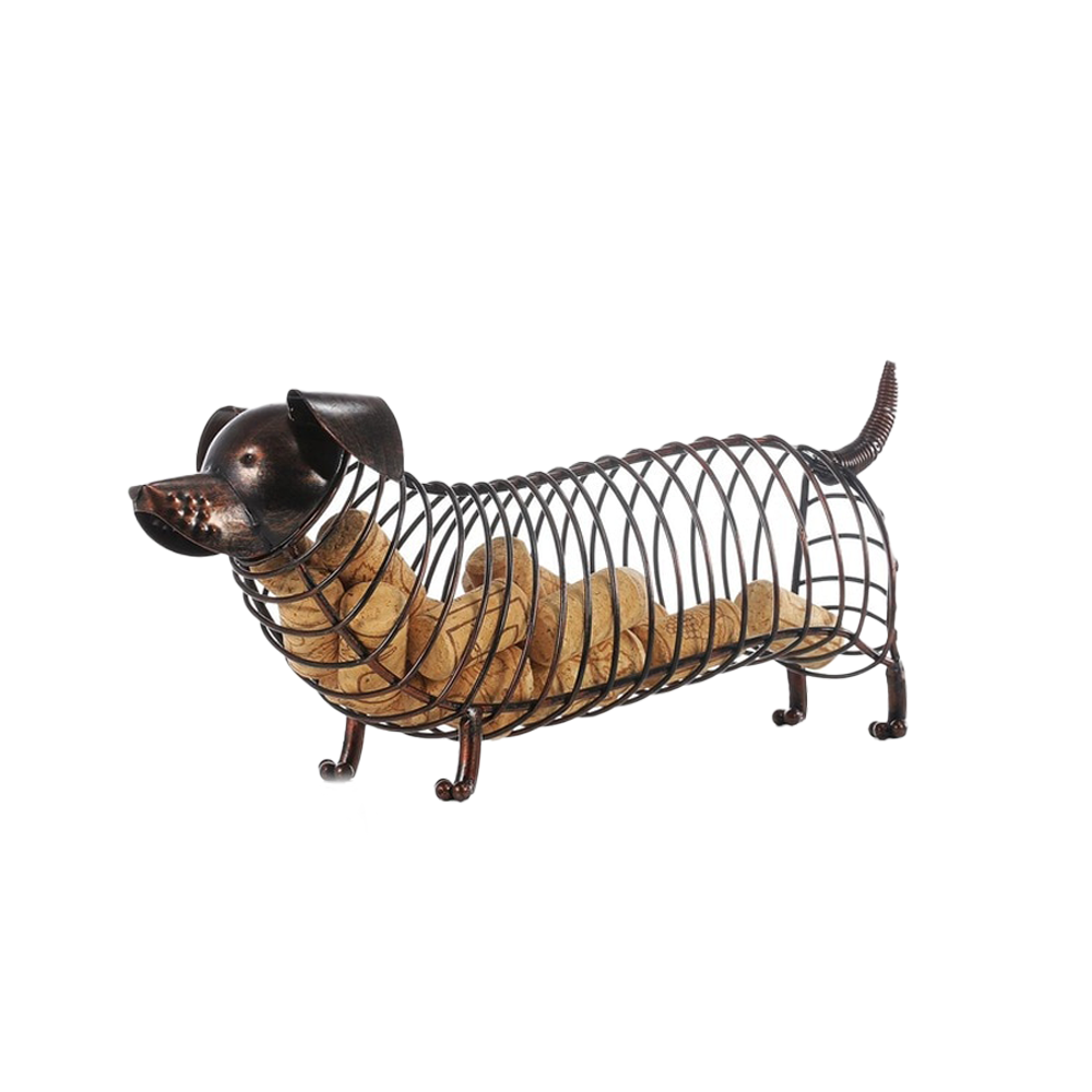 Dachshund Cork Container