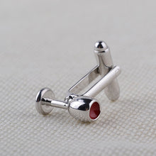 Load image into Gallery viewer, Wine + Bottle Cufflinks
