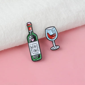 Wine Time Pins